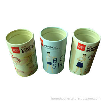 Garment Boxes with Round-shaped, Customized Sizes and Designs Welcomed